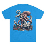 Kraken's Ink Anchor Love Unisex Tri-Blend Tee