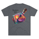 Kraken's Ink Sunset Bottle Unisex Tri-Blend Crew Tee