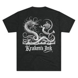 Kraken's Ink Mermaid Tangle Tri-Blend Crew Tee