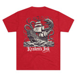 Kraken's Ink Clipper Ship Attack Unisex T-Shirt