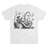 Kraken's Ink Just Fishing Unisex Tri-Blend Crew Tee