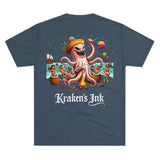 Kraken's Ink Fiesta Unisex Tri-Blend Crew Tee