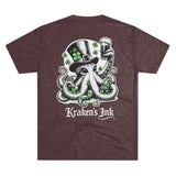 Kraken's Ink Clover Unisex Tri-Blend Crew Tee