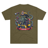 Kraken's Ink Firefighter Unisex Tri-Blend Crew Tee