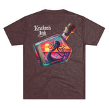 Kraken's Ink Sunset Bottle Unisex Tri-Blend Crew Tee