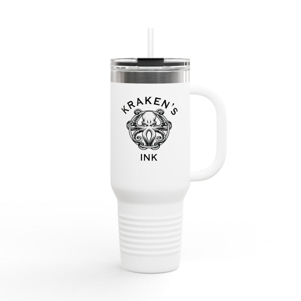 Kraken's Ink Insulated Travel Mug - 40oz Coffee & Beverage Tumbler