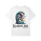 Kraken's Ink Surfing Unisex T-Shirt