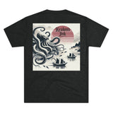 Kraken's Ink Ancient Sunset Unisex Tri-Blend Crew Tee