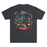 Kraken's Ink Firefighter Unisex Tri-Blend Crew Tee