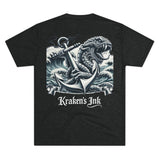 Kraken's Ink Anchor Drop Unisex Tri-Blend Crew Tee