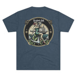 Kraken's Ink Pinup Girl Unisex Tri-Blend Crew Tee