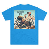 Kraken's Ink Vintage Gal Unisex Tri-Blend Crew Tee