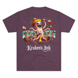 Kraken's Ink Fiesta Unisex Tri-Blend Crew Tee