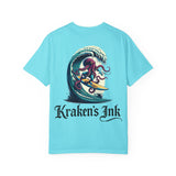 Kraken's Ink Surfing Unisex T-Shirt