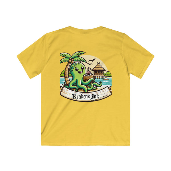 Kraken's Ink Virgin Daiquiri Unisex Kids Softstyle Tee