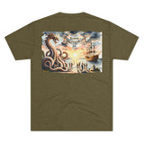 Kraken's Ink Odyssey Unisex Tri-Blend Crew Tee