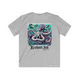 Kraken's Ink Pixel Unisex Kids Softstyle Tee