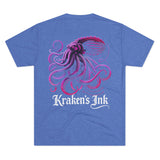 Kraken's Ink Translucent Unisex Tri-Blend Crew Tee