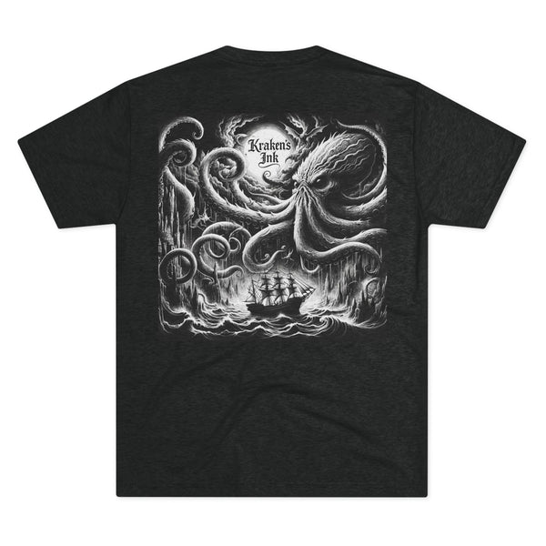 Kraken's Ink Night Curse Unisex Tri-Blend Crew Tee