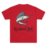 Kraken's Ink Sailfish Unisex Tri-Blend Crew Tee