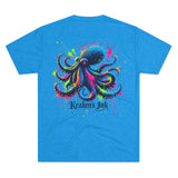 Kraken's Ink Paintball Splatter Unisex Tri-Blend Crew Tee