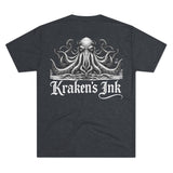Kraken's Ink Portrait Unisex Tri-Blend Crew Tee