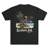 Kraken's Ink Coconut Island Unisex T-Shirt