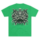 Kraken's Ink Dragon Swirl Unisex Tri-Blend Crew Tee