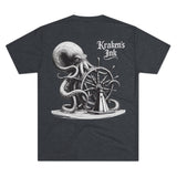 Kraken's Ink Turn the Ship Unisex Tri-Blend Crew Tee