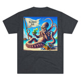 Kraken's Ink Claim This Spot Unisex Tri-Blend Crew Tee