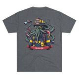 Kraken's Ink Firefighter Unisex Tri-Blend Crew Tee