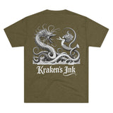 Kraken's Ink Mermaid Tangle Tri-Blend Crew Tee
