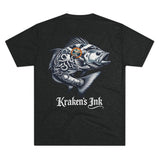 Kraken's Ink FL Redfish Unisex Tri-Blend Crew Tee
