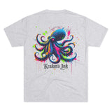 Kraken's Ink Paintball Splatter Unisex Tri-Blend Crew Tee
