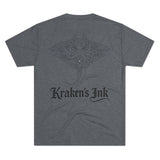 Kraken's Ink Devil Ray Tri-Blend Crew Tee