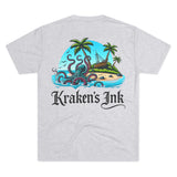 Kraken's Ink Island Livin' Unisex Tri-Blend Crew Tee