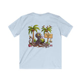 Kraken's Ink Coconut Drink Unisex Kids Softstyle Tee