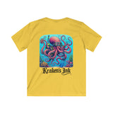 Kraken's Ink Snorkeling Unisex Kids Softstyle Tee
