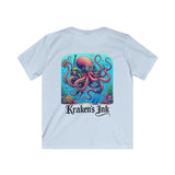 Kraken's Ink Snorkeling Unisex Kids Softstyle Tee