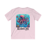 Kraken's Ink Snorkeling Unisex Kids Softstyle Tee