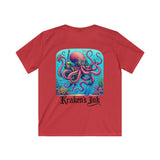 Kraken's Ink Snorkeling Unisex Kids Softstyle Tee