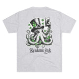 Kraken's Ink Clover Unisex Tri-Blend Crew Tee