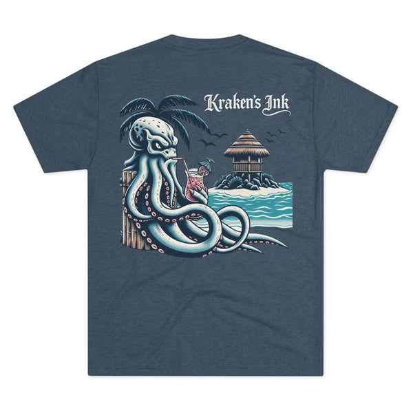 Kraken's Ink Mojito Unisex Tri-Blend Crew Tee