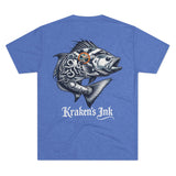 Kraken's Ink FL Redfish Unisex Tri-Blend Crew Tee