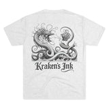 Kraken's Ink Mermaid Tangle Tri-Blend Crew Tee