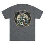 Kraken's Ink Pinup Girl Unisex Tri-Blend Crew Tee