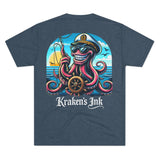 Kraken's Ink You old Sailor You Unisex Tri-Blend Crew Tee