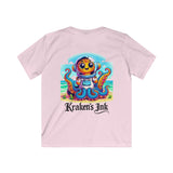 Kraken's Ink Astronaut Unisex Kids Softstyle Tee