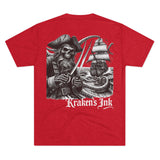 Kraken's Ink Skeleton Pirate Unisex T-Shirt