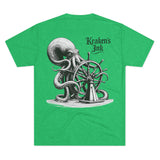 Kraken's Ink Turn the Ship Unisex Tri-Blend Crew Tee